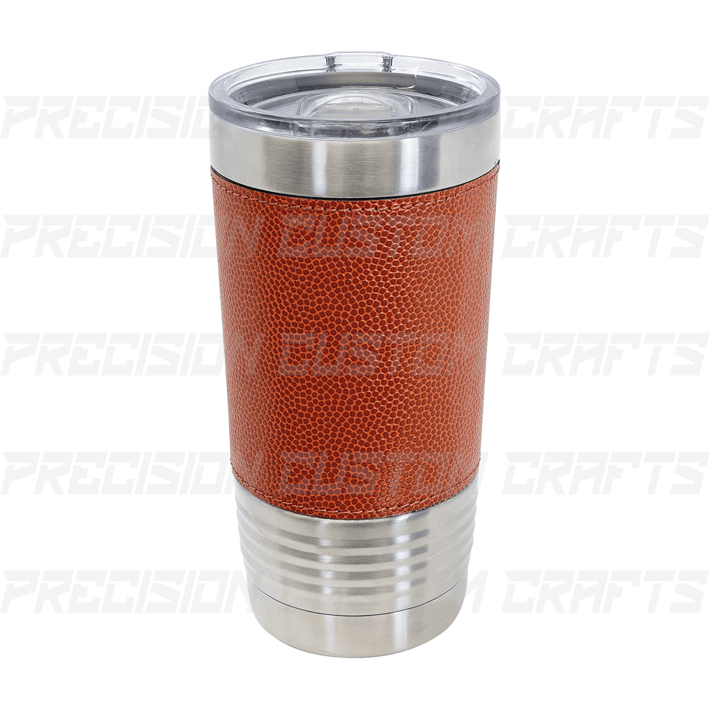 20 oz. Basketball Stainless Steel Tumbler - Precision Custom Crafts