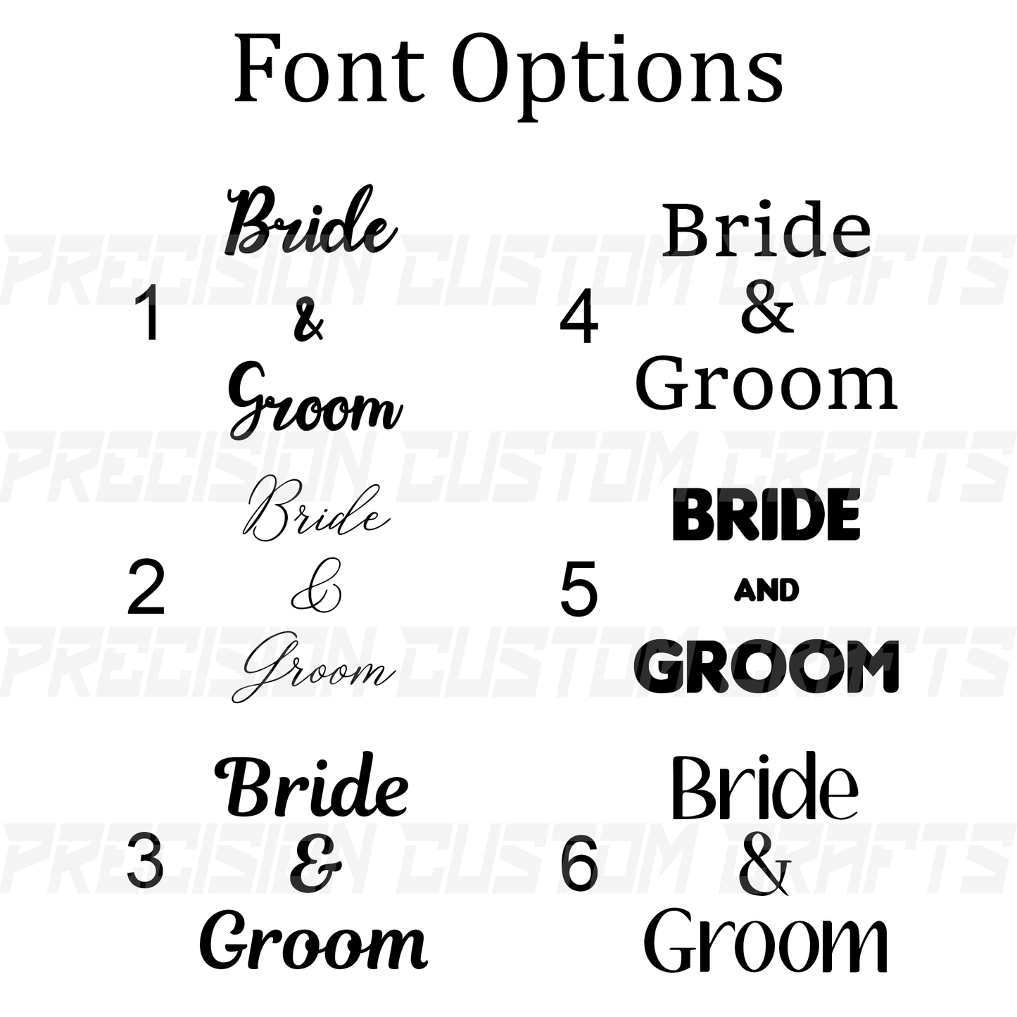 Wedding Favor - Bride & Groom Name with Monogram Corner Leatherette Beverage Holder - Precision Custom Crafts