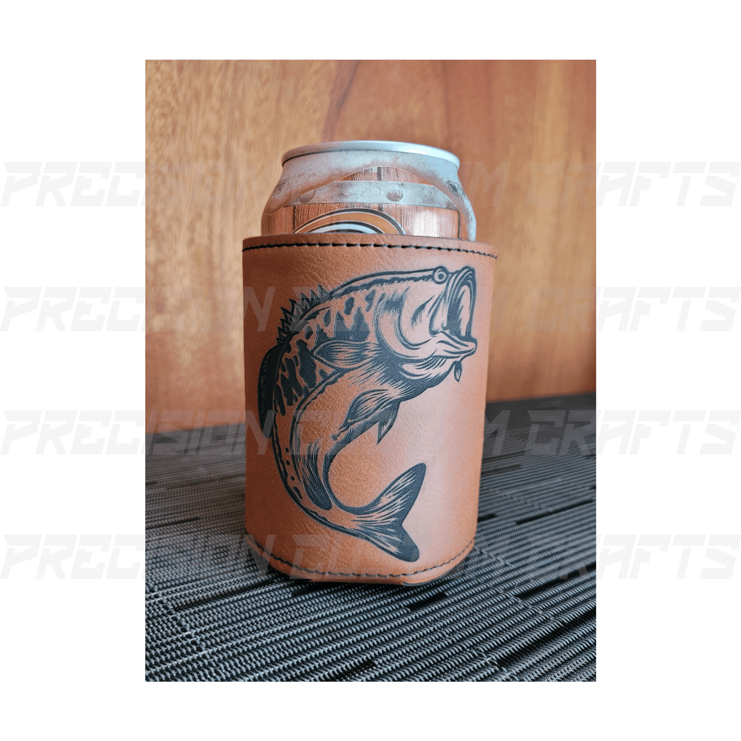 Leatherette Beverage Holder - Precision Custom Crafts