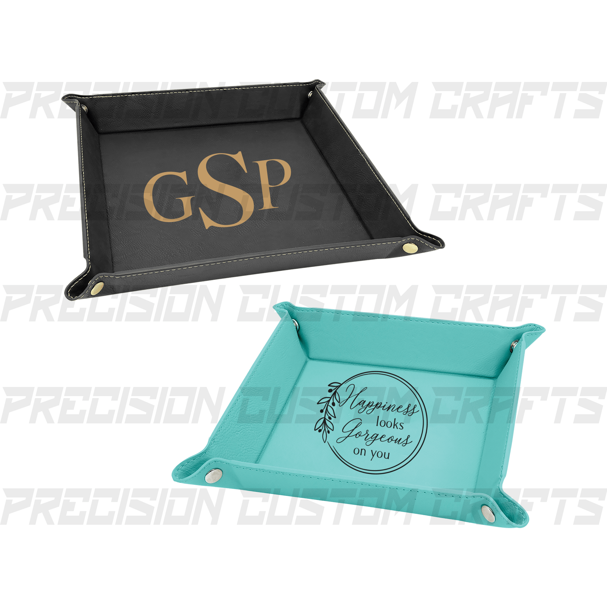 Leatherette Snap Trays - Precision Custom Crafts