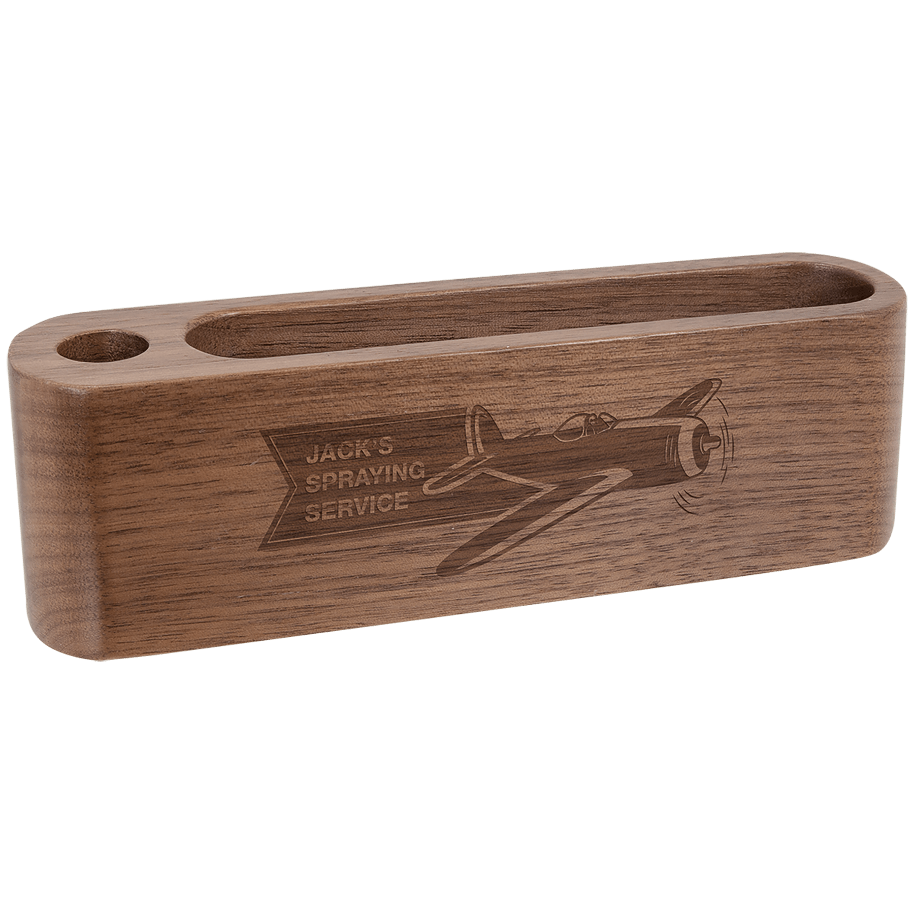 Pen & Business Card Holder - Precision Custom Crafts