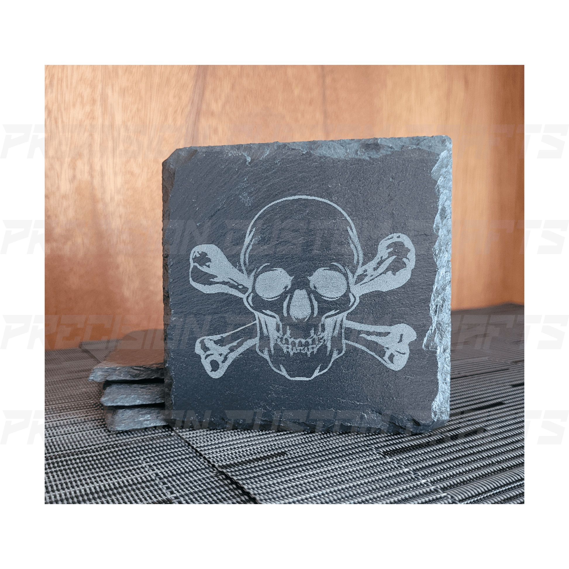 Slate Coaster Square (4 Pack) - Precision Custom Crafts