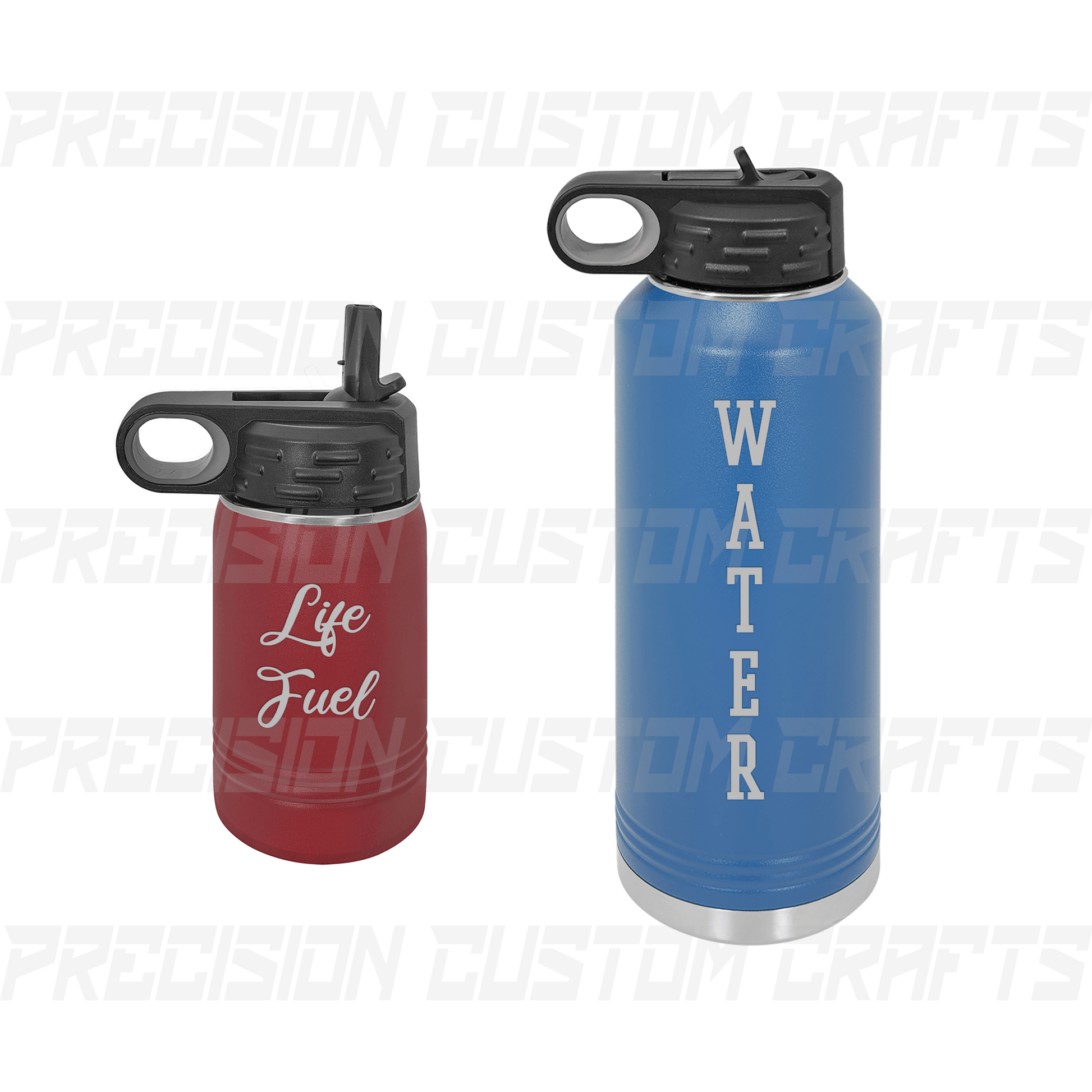 Stainless Steel Insulated Water Bottles - Precision Custom Crafts