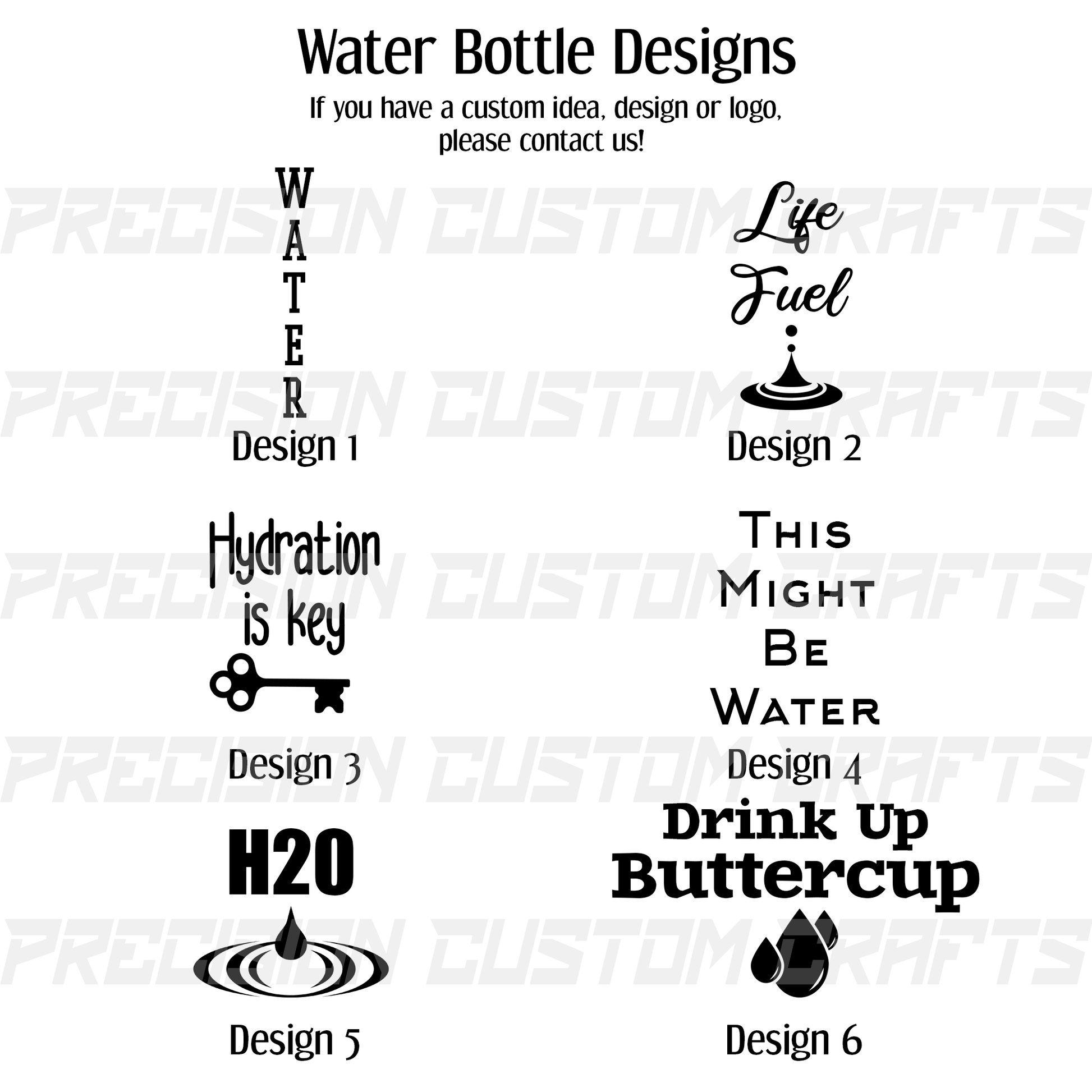 Stainless Steel Insulated Water Bottles - Precision Custom Crafts