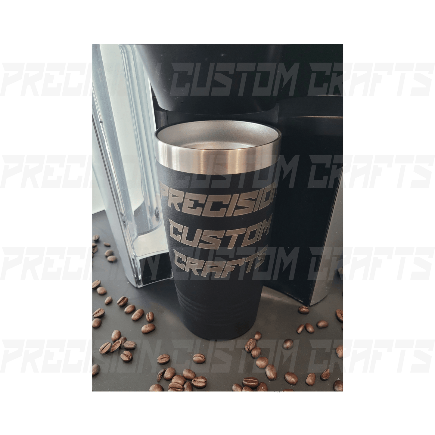 Stainless Steel Tumbler 20oz Custom Laser Engraved - Precision Custom Crafts