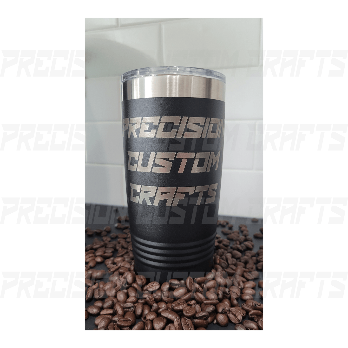 Stainless Steel Tumbler 20oz Custom Laser Engraved - Precision Custom Crafts