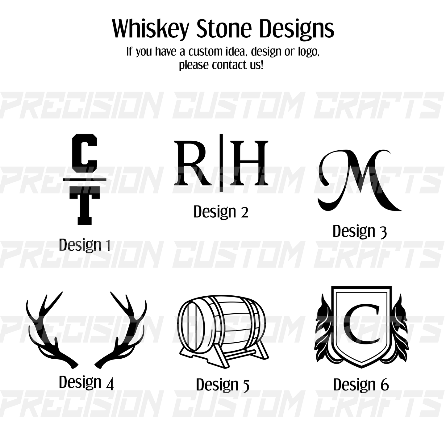 Whiskey Stone Set - Precision Custom Crafts